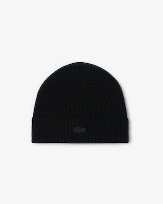 Ribbed Cuff Wool Beanie