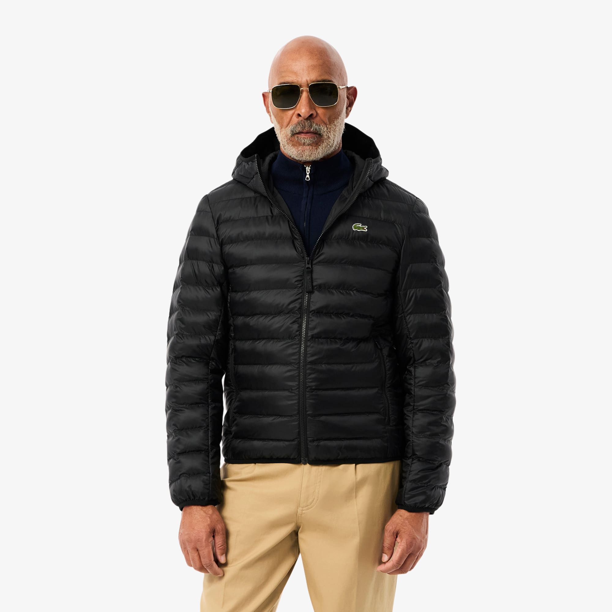 Water-Repellent Quilted Puffed Jacket - Men's Jackets