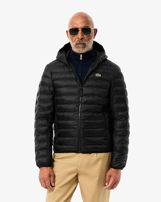 Water-Repellent Quilted Puffed Jacket