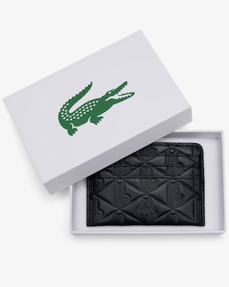 Maheki Embossed Leather Card Holder