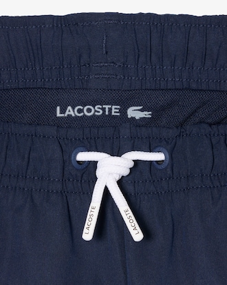Striped Taffeta Swim Trunks