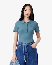 Slim Fit L.12.D Ribbed Cotton Polo Shirt