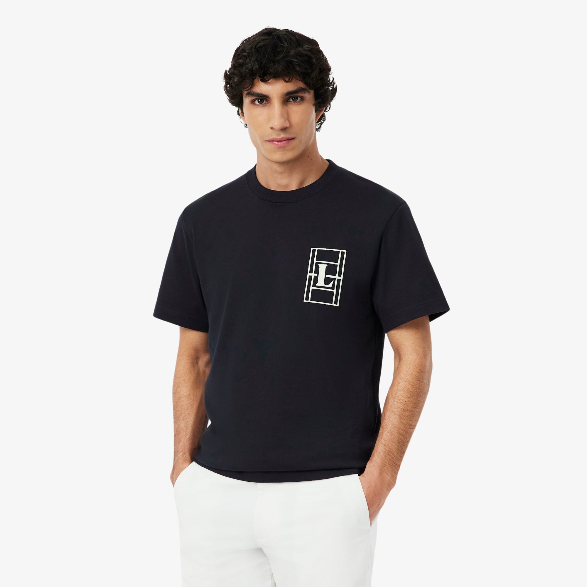 Embroidered Heavy Jersey T-shirt - Men's t-shirts - New In 2026
