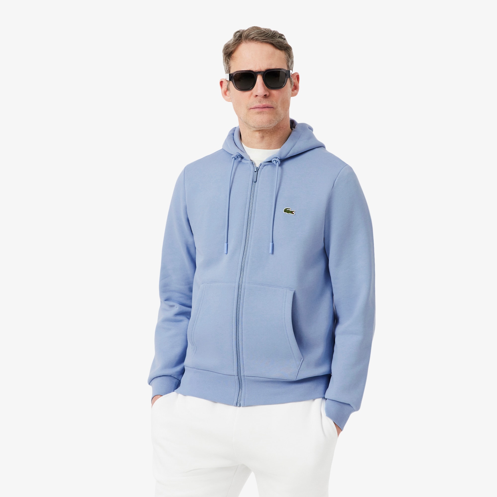 Men's Hoodie in Organic Cotton and Kangaroo Pocket | Lacoste UK