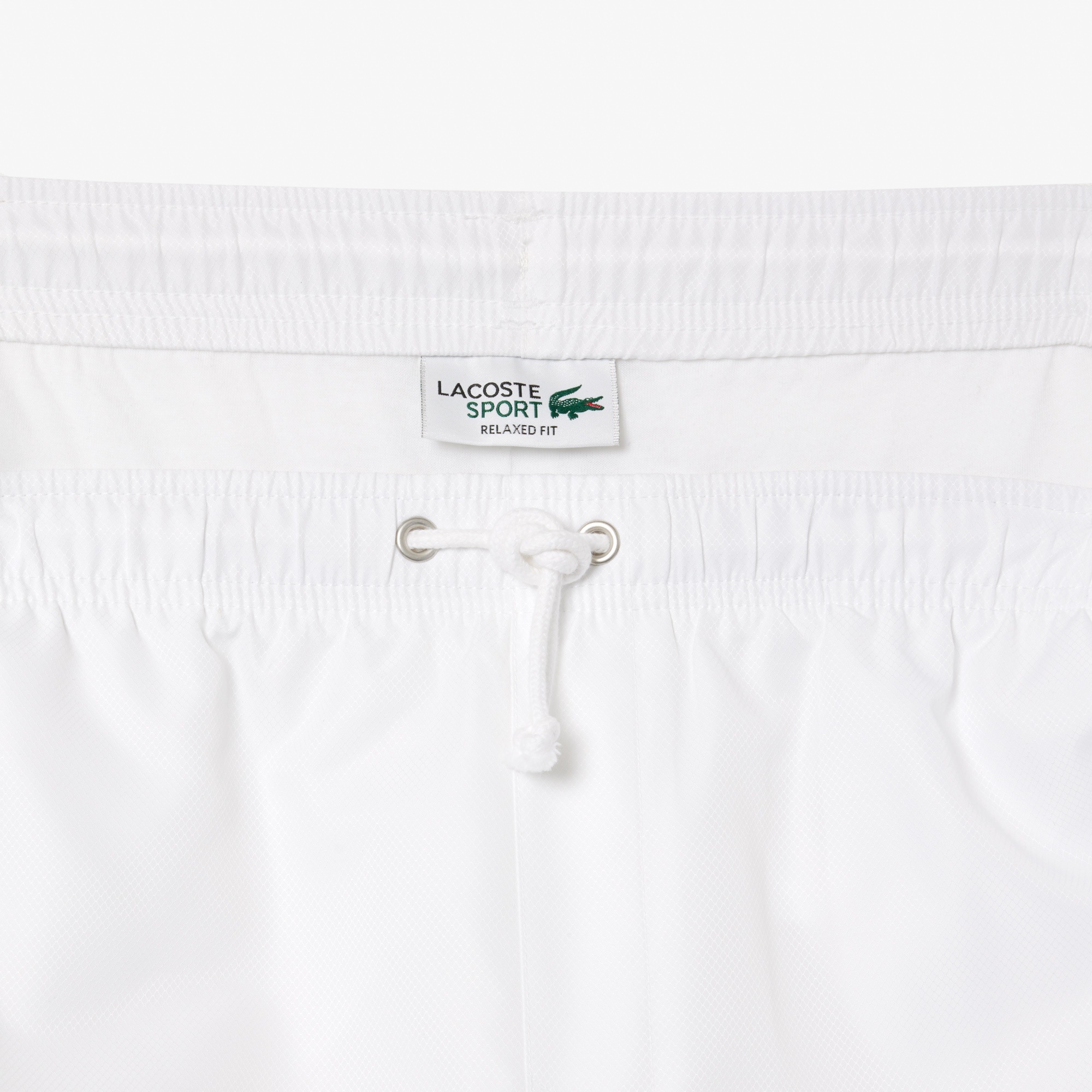 Men's Lacoste SPORT tennis shorts in solid diamond weave taffeta LACOSTE