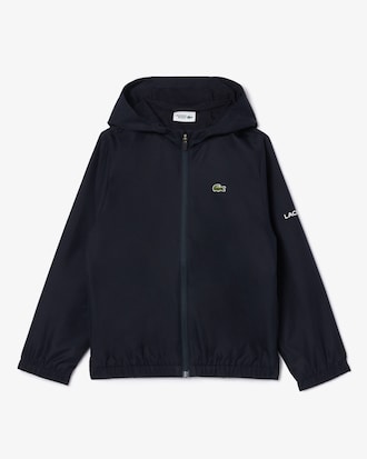 Zip-Up Hooded Sport Jacket