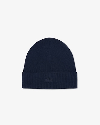 Ribbed Cuff Wool Beanie