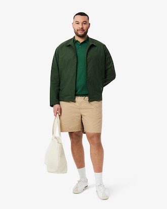 Relaxed Fit Poplin Shorts
