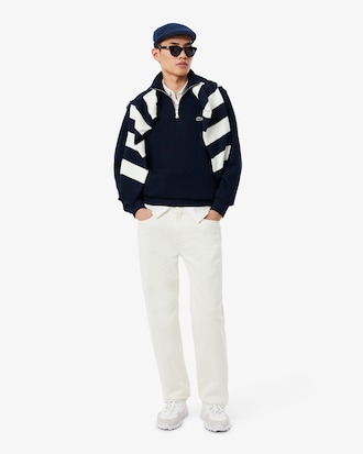 Embroidered Crocodile Petit Piqu&eacute; Beret