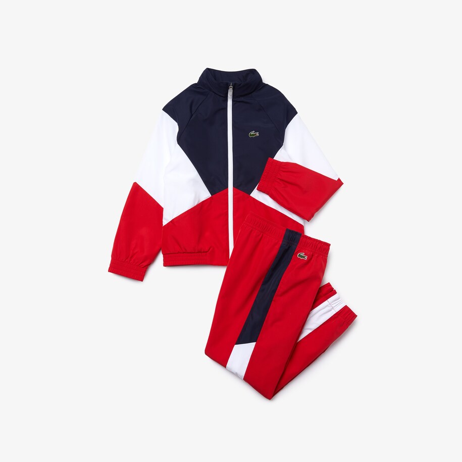 Boys Lacoste Sport Colourblock Tracksuit Lacoste