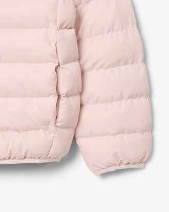 Unisex Fleece Lined Hooded Puffed Jacket