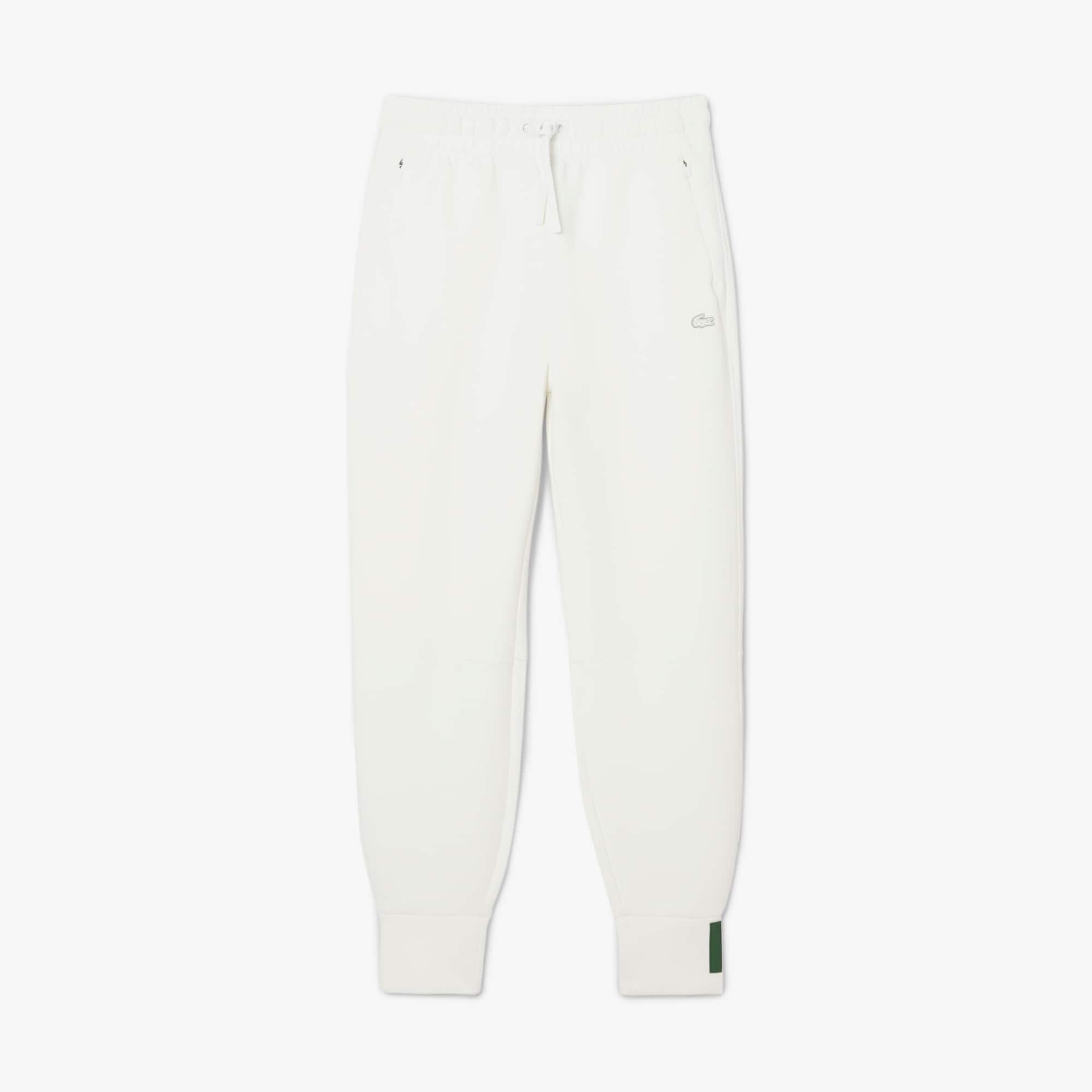 フィットネスボトムス LACOSTE Women Straight Pants XF0343 001 BIANCO WHITE Cotton Sweatpants - Women's Trackpants - New In 2025 | Lacoste