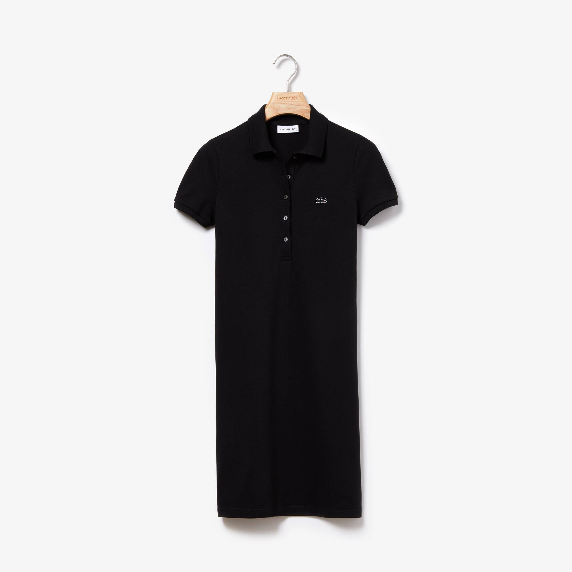 Women's Stretch Cotton Mini PiquÃ© Polo Dress | LACOSTE