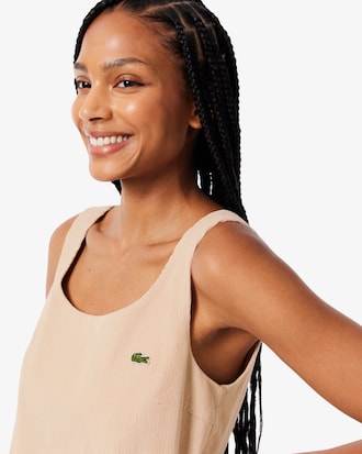 Sleeveless Corduroy Dress
