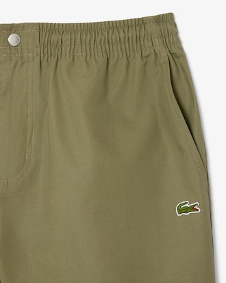 Relaxed Fit Poplin Shorts
