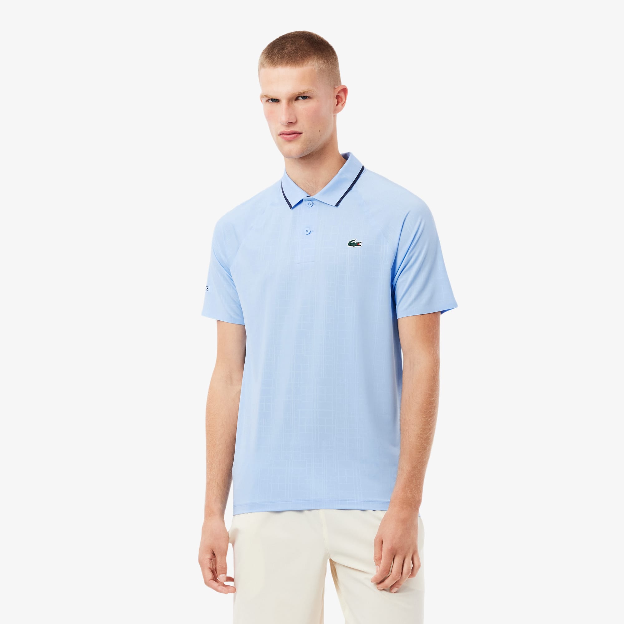 Lacoste Tennis x Novak Djokovic On Court Polo Shirt - Men's Short
