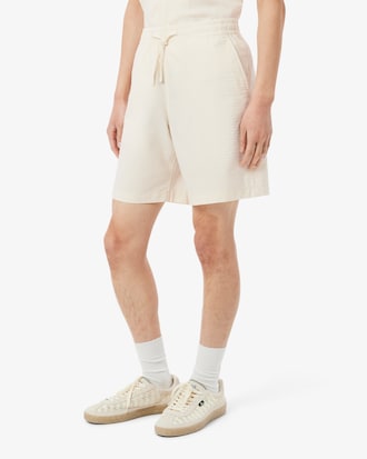 Cotton Seersucker Shorts