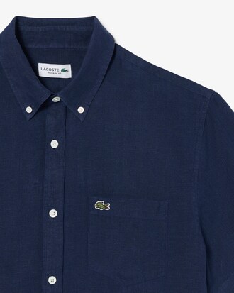 Short Sleeved Linen Shirt