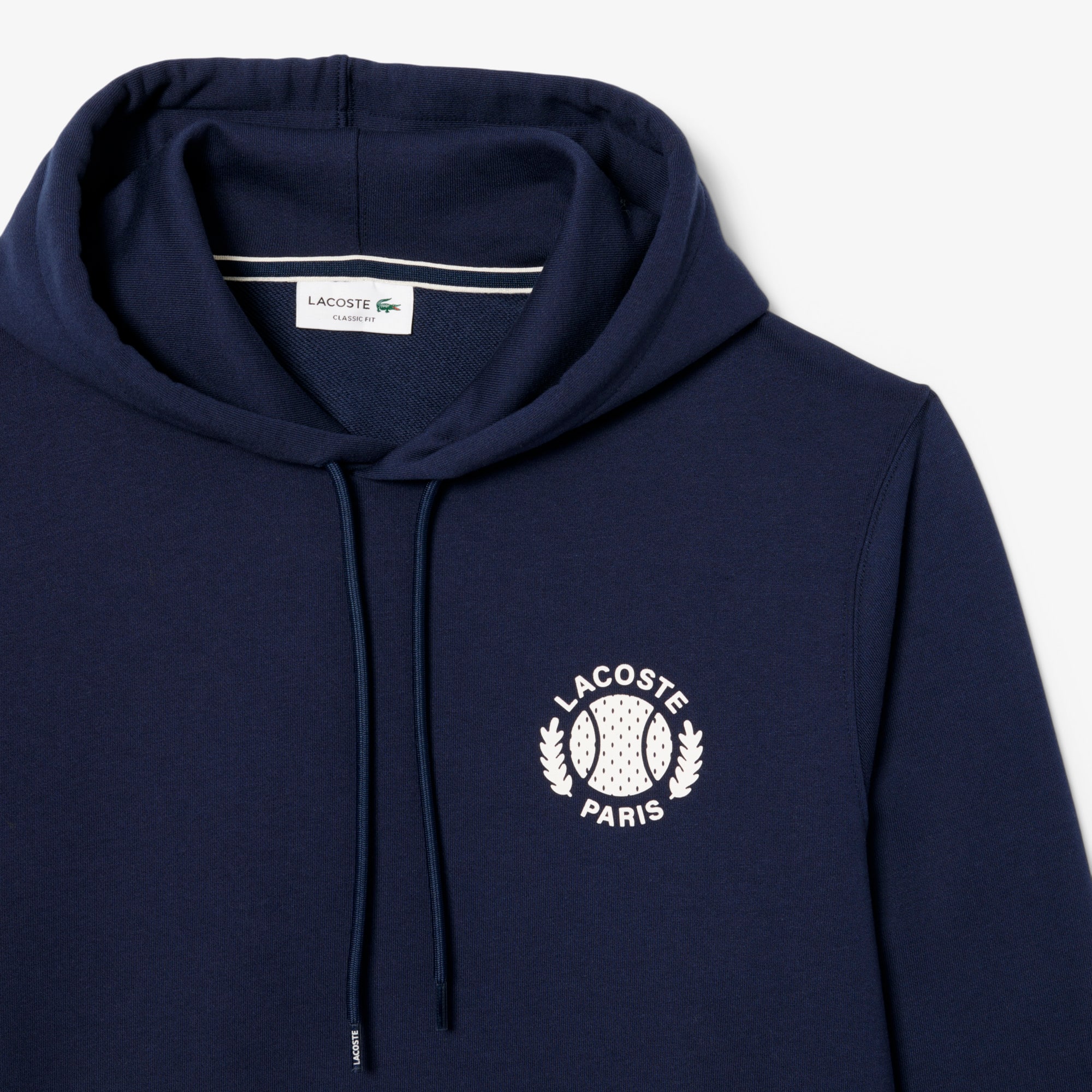 Tennis Print Hoodie - Men's Sweatshirts - New In 2025 | Lacoste