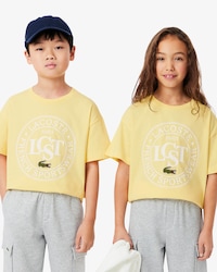 Contrast Badge Cotton T-shirt