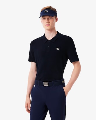 Short Sleeved Polo Collar Golf Sweater