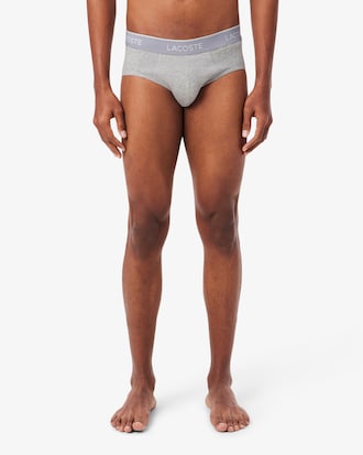 3-Pack Plain Cotton Logo Briefs