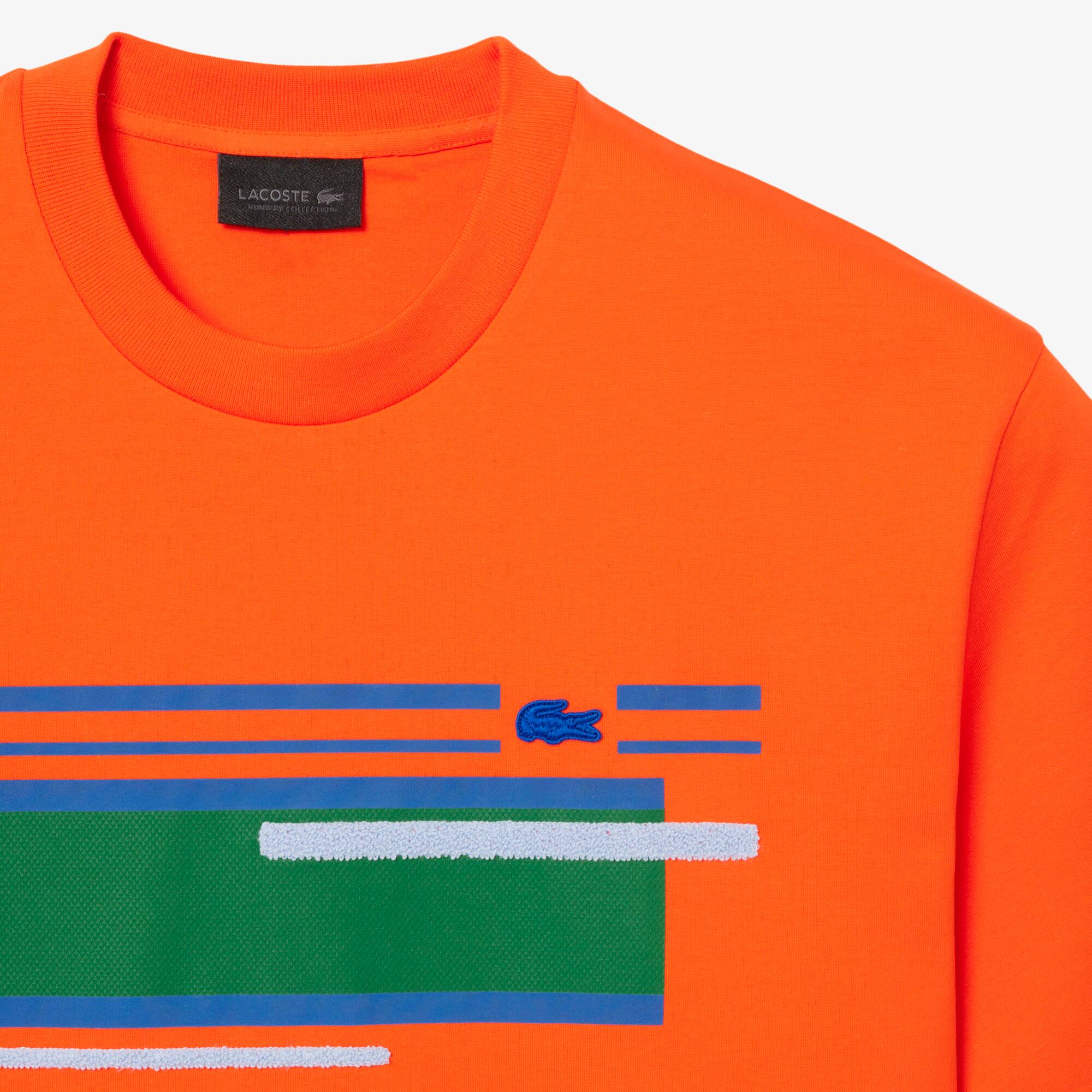 Runway Textured Stripe Jersey T-shirt - Men's t-shirts - New In