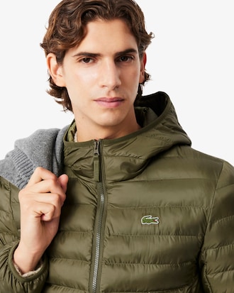 Water-Repellent Quilted Puffed Jacket