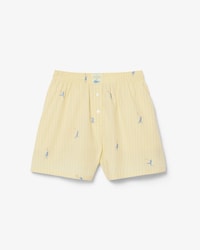 Cotton Poplin Jacquard Boxer Shorts