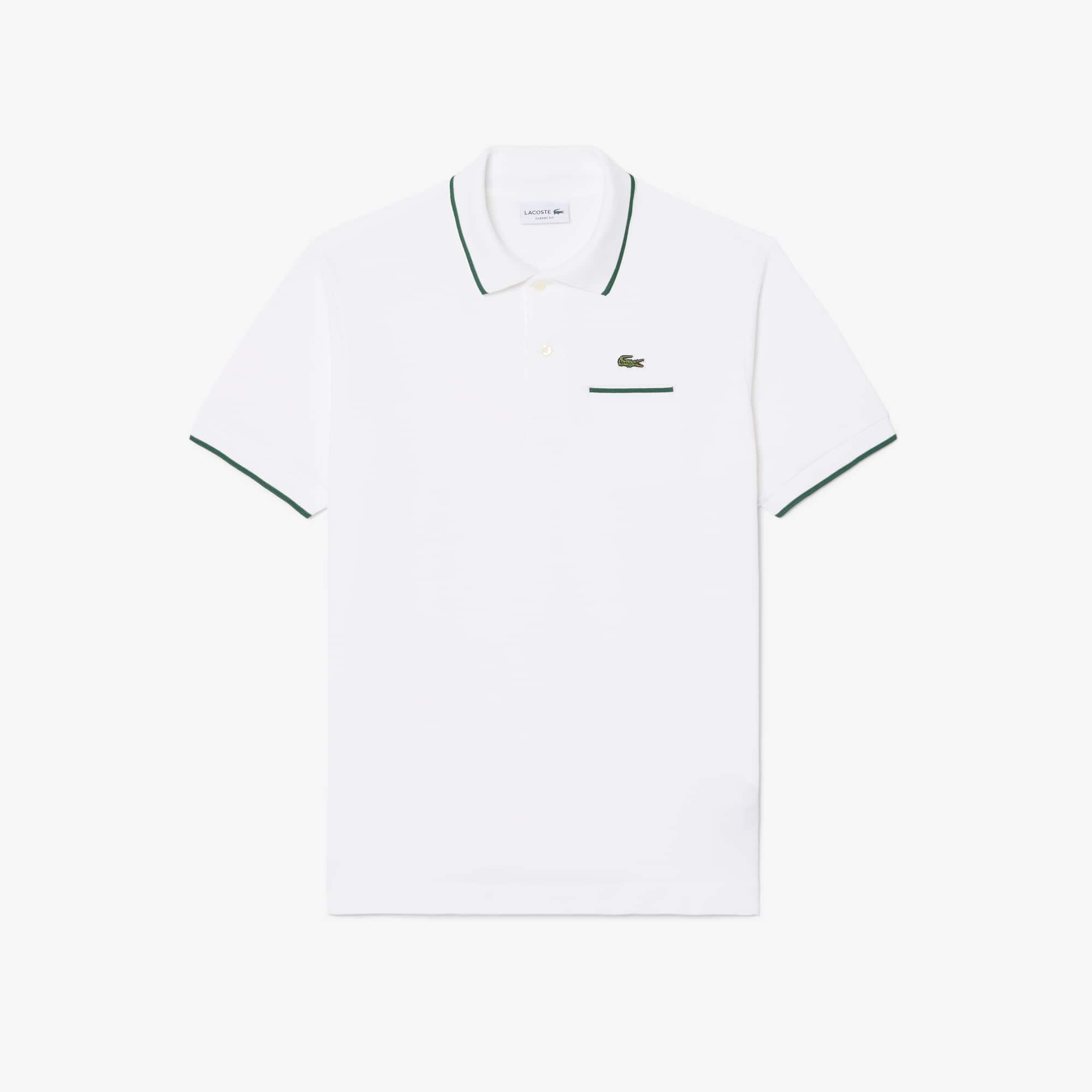 Classic Fit Pocket Accent L.12.12 Polo Shirt - Men's Short Sleeves