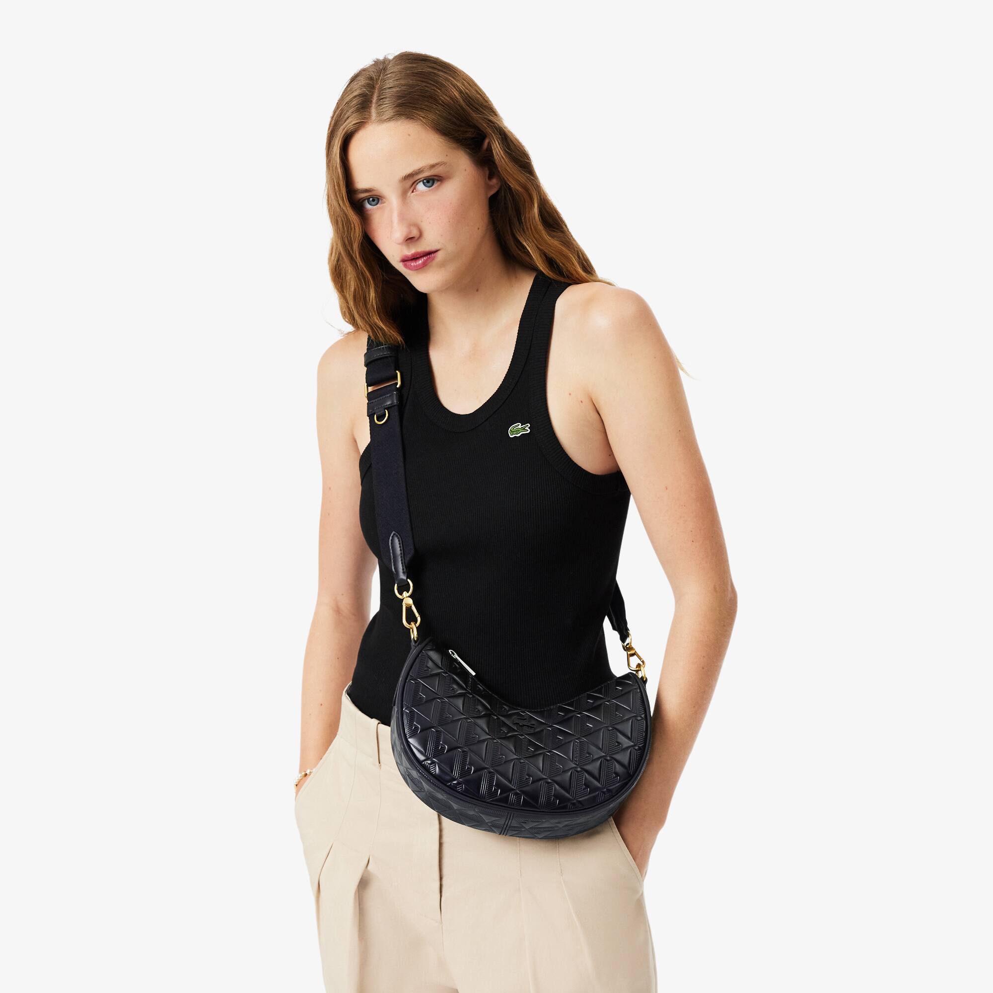 スモーク・リング・フォー・マイ・ハロー・デラックス・エディション Maheki Embossed Leather Half Moon Purse - Cross Body Bags - New In