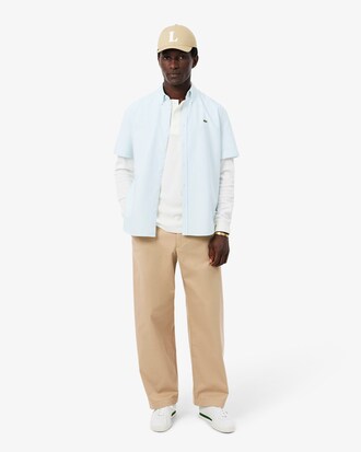 Regular Fit Short-Sleeved Oxford Shirt