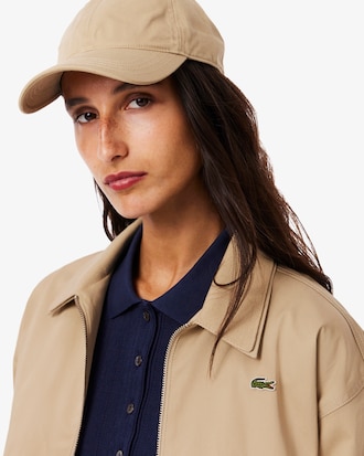 Double Collar Stretch Gabardine Jacket