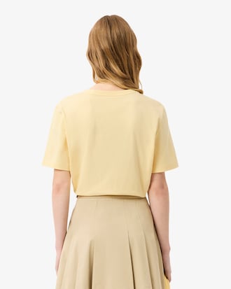 Relaxed Fit Soft Cotton V Neck T-shirt