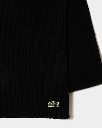 Ribbed Wool Scarf