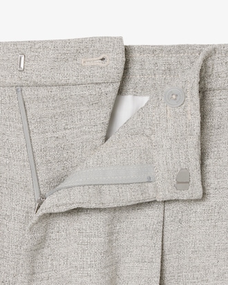 Relaxed Fit Slub Weave Pants