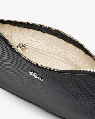 Anna Coated Piqué Canvas Pouch