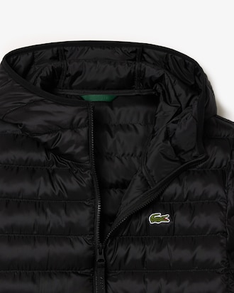 Water-Repellent Quilted Puffed Jacket