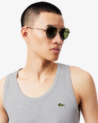 Slim Fit Ribbed Cotton Tank Top