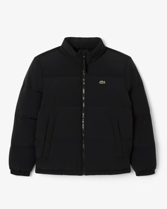 Water-Repellent Hooded Down Jacket