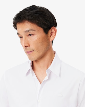 Slim Fit Stretch Poplin Shirt