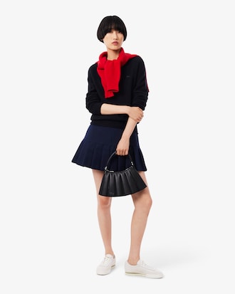 3D Knit Carded Wool Sweater