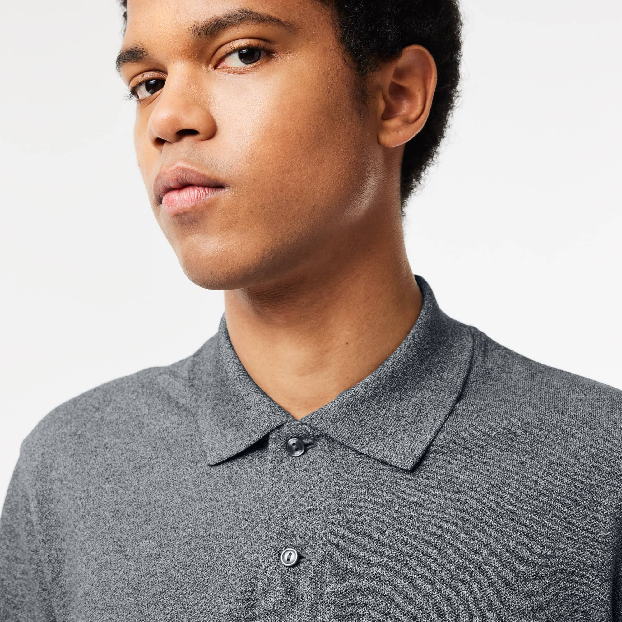 Classic Fit Long Sleeved L.12.12 Polo Shirt - Men's Long