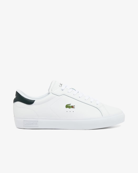 White & Dark Green