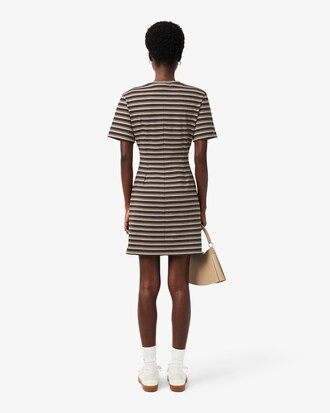 Striped Cotton T-shirt Dress