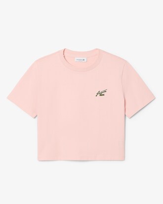 Relaxed Fit Badge Accent Cotton T-shirt