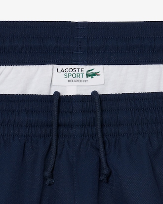 Lightweight Colour-Block Stripe Tennis Shorts
