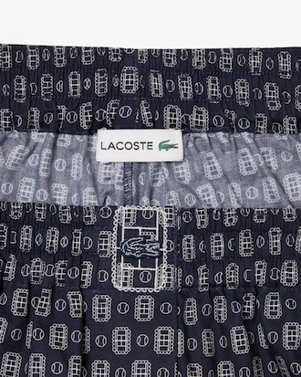 Printed Oversized Bermuda Shorts