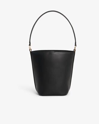 Small Tennis Bliss Leather Bucket Bag