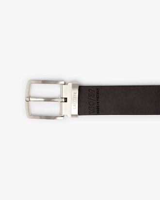 Smooth Leather Belt and 2 Buckle Gift Set